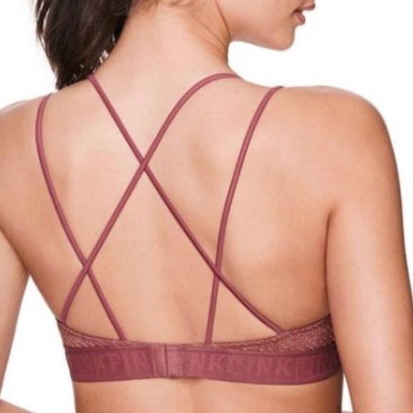 [PINK Victoria’s Secret] Glitter Bralette M Medium - Picture 4 of 4